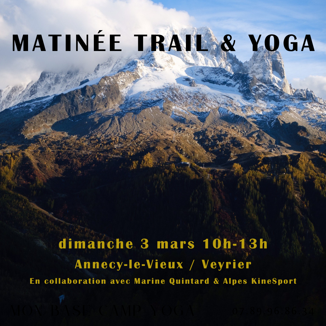 Lancement des Matinées Trail, Yoga & Kine !